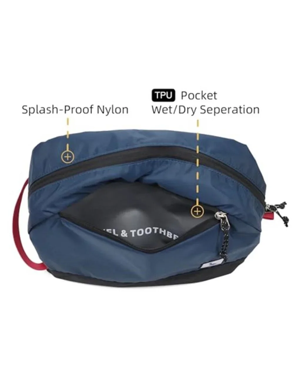 Large Travel Toiletry Bag Makeup Organizer Cosmetic Case Waterproof Nylon Pouch
